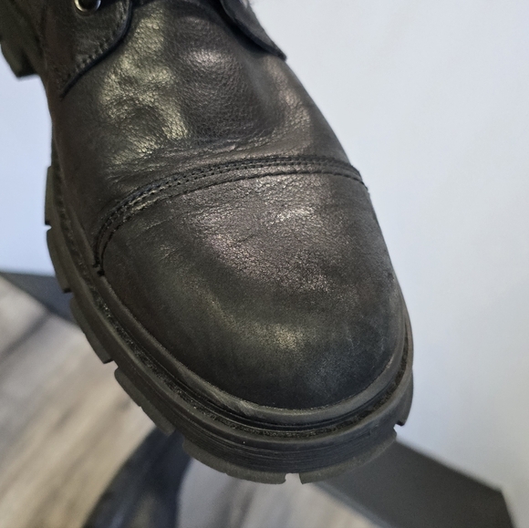 Aldo Leather Combat Boots - Picture 7 of 8